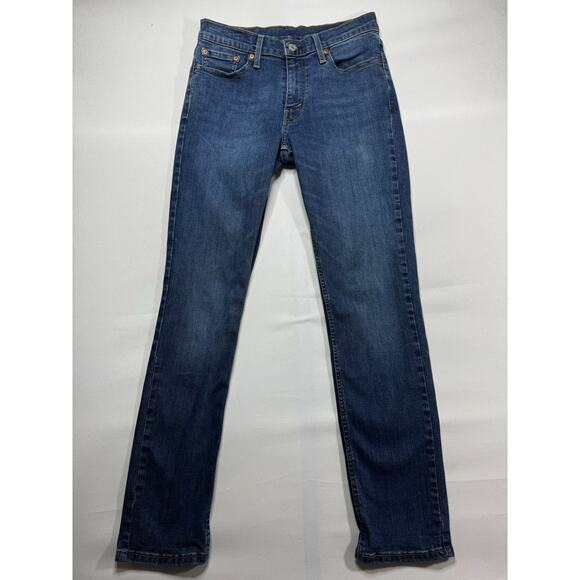 Levi's 511 Men's Slim Fit Straight Leg Blue Denim Jeans - Size 30x32 (30x31) - Picture 1 of 5